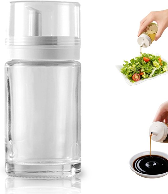 Kleine Glasflaschen Zum Dosieren Von Öl Und Essig, 100 Ml – Auslaufsicher, Ideal Für Die Küche