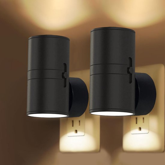 Led Nachtlichter Zum Einstecken Nachtlichter Mit Dämmerungssensor 5 300 Lm, Helligkeit Einstellbar 2700 K Dimmbare Nachtlichter Für Küche, Flur,