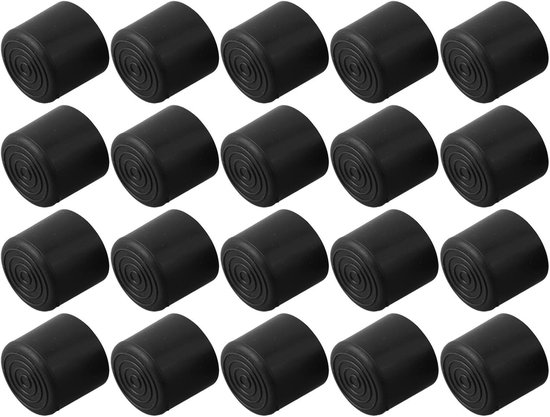 20 Stück Gummi-stuhlbeinkappen, Stuhlbeinschoner, Stuhlbeinüberzüge, Faltbare Stuhlbeinkappe, Tischbeinkappe, Geräuschdämpfung (22 Mm)