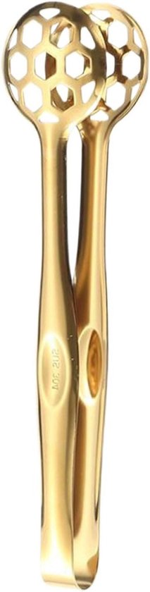 Küchenzange – Fleischzange – Grillen & Backen – Verriegelbare Klemme – 22,5 Cm – Gold