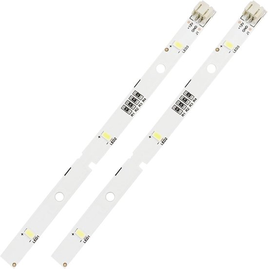 2-teiliger Led-lichtstreifen, Geeignet Für Rongsheng/hisense Kühlschrank E349766 Mddz-162a 1629348 Dc12v 2w, (16 X 1 Cm)