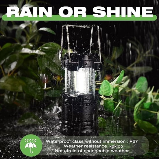 Faltbare Campinglaterne Batteriebetrieben Ultrahelle Led-laterne Geeignet Für Stromausfälle Notfälle In Innenräumen Outdoor-aktivitäten Camping