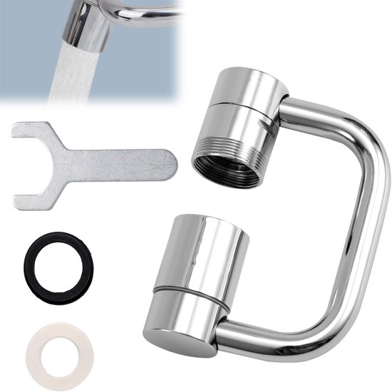 Dailygoods – Drehbarer Wasserhahnaufsatz Mit Flexiblem Luftsprudler