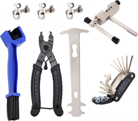 5 In 1 Fahrradkettenwerkzeugset Kettennieter Kettennieter Kettennieter Fahrradkettenwerkzeug Fahrradreparaturwerkzeug Fahrradkettenzange Reparatu