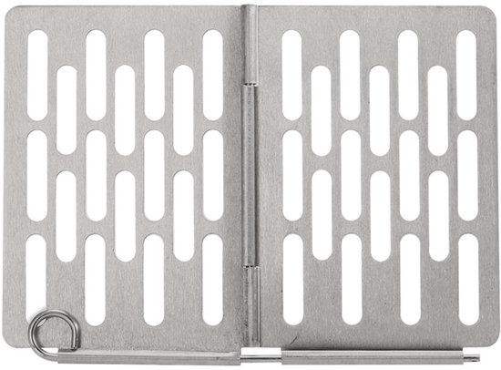 Grillbesteck-set – Faltbare Camping-grillplatte Aus Edelstahl, 22,5 X 16 Cm, Tragbar