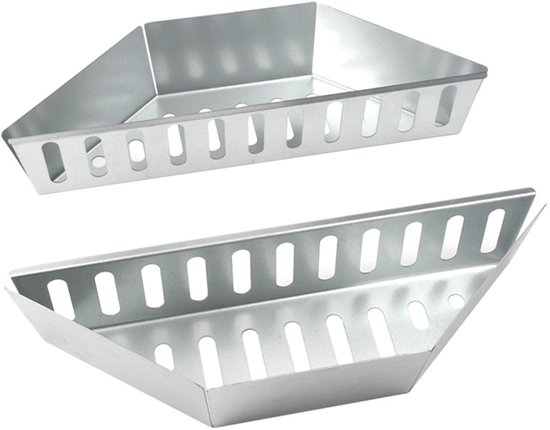 Professionelle Briketthalter 2 Stück Grillen Bbq Brikettkorb Holzkohlekörbe Grill-holzkohlebriketthalter Hochwertig Langlebig Rostfrei Für Mit 47 57