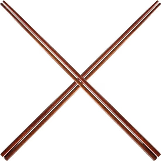 Japanische Lange Essstäbchen, 2 Paar Rutschfeste Essstäbchen, Lange Holzstäbchen, Essstäbchen Für Hotpot