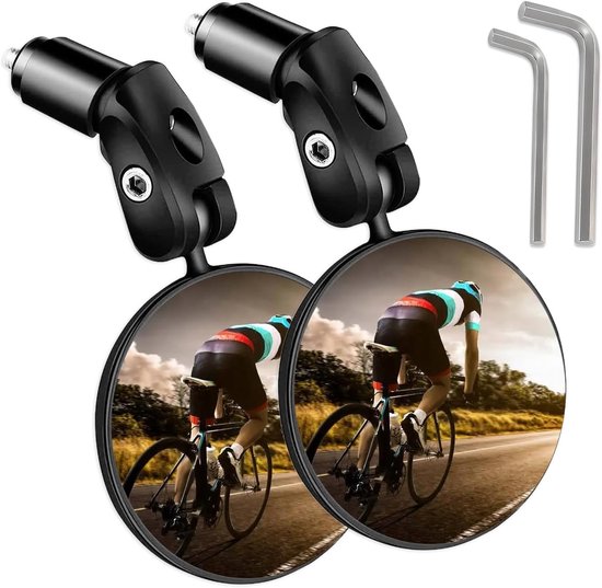 Fahrradspiegel – 2 Stück – 360° Verstellbar Und Drehbar – 18–22 Mm