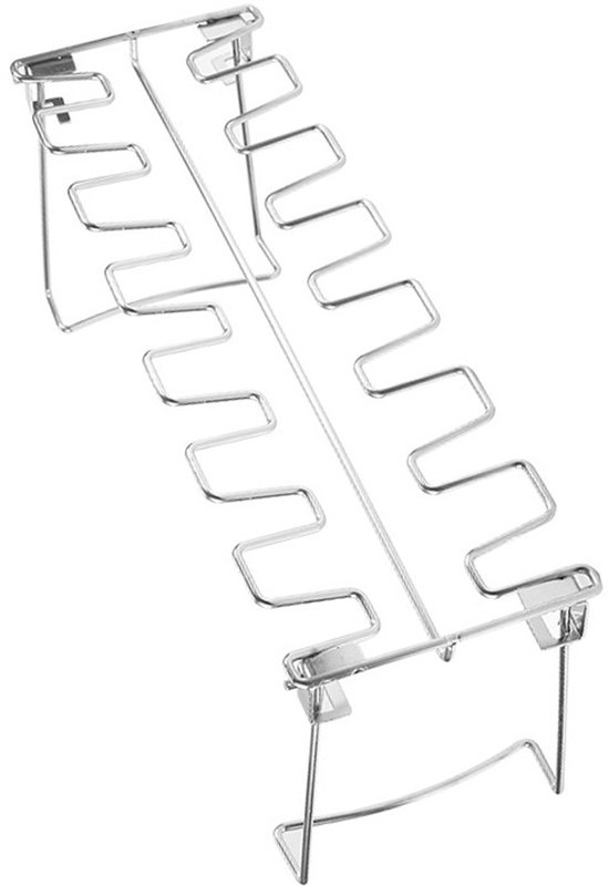 Grillbesteck-set – Klappbarer Hähnchenschenkelgrill Aus Edelstahl, 35 X 12 X 14,5 Cm, Für Camping