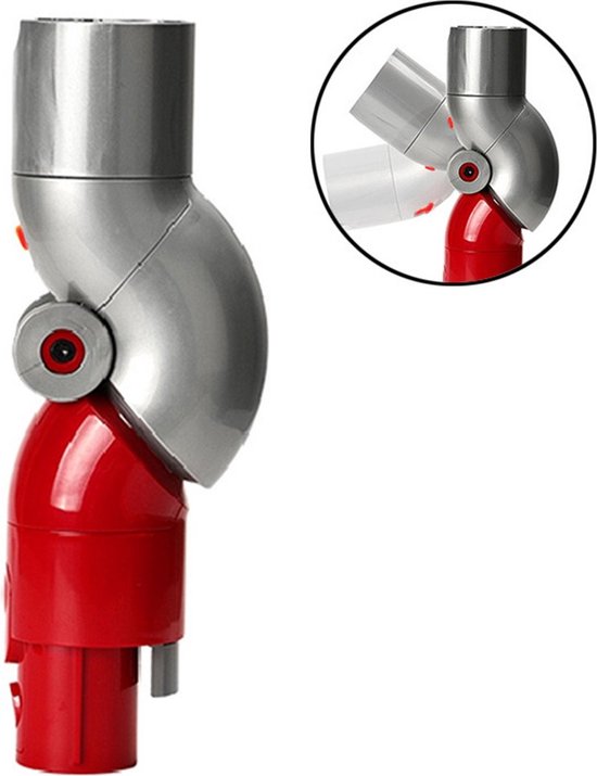 Schnellverschlussadapter Passend Für Dyson V11 V10 V8 V7 Mehrwinkel-drehung Bis Zu 90 Grad Ergonomisches Staubsaugen Zubehör Für Stielstaubsauger Rot
