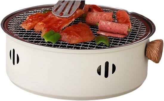 Grillbesteck-set – Tragbarer Holzkohlegrill, Geeignet Für Schreibtisch, Tisch, Camping Und Picknicks