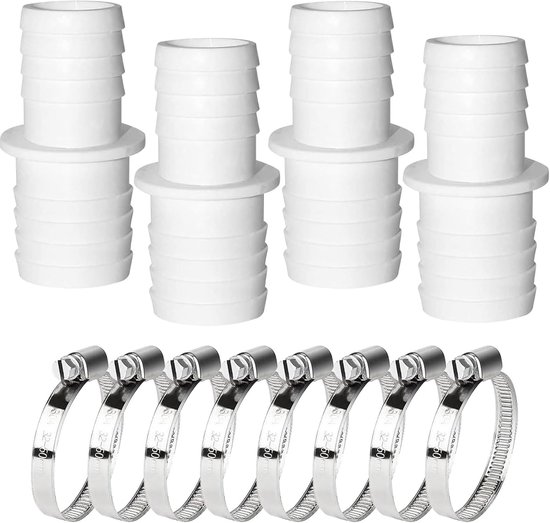 Reduzierstück – 4-teilig, 38 Mm Auf 32 Mm, Mit 4 Edelstahlklemmen