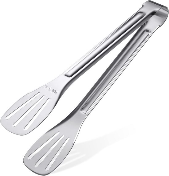 Küchenzange Aus Edelstahl, 23 Cm – Langlebig, Leicht Zu Reinigen, Lebensmittelecht