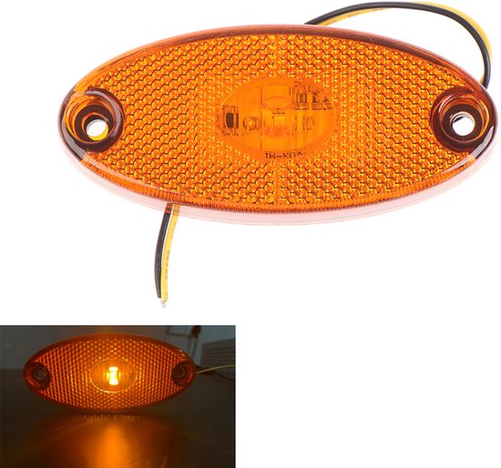 Universelle Led-seitenmarkierungsleuchte – 12 V – Gelb