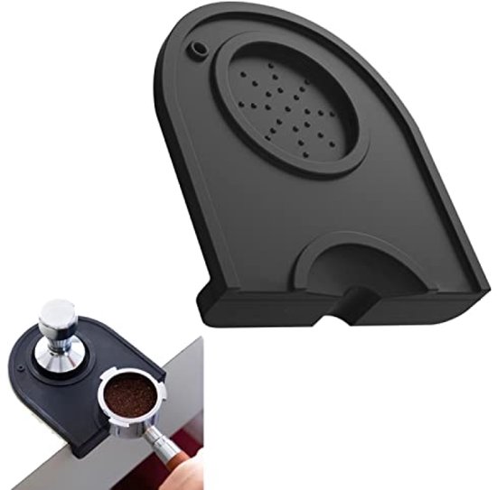 Kaffeetampermatte – Silikon-espresso-tampermatte – Rutschfestes Barista-werkzeug – 12,5 X 14 X 0,6 Cm