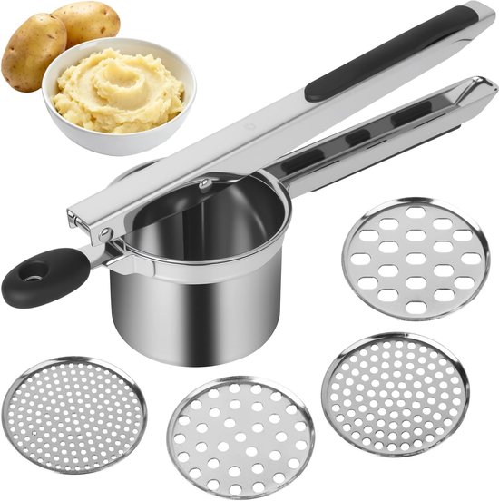 Kartoffelpresse Mit Austauschbaren Sieben Für Püree Und Saft