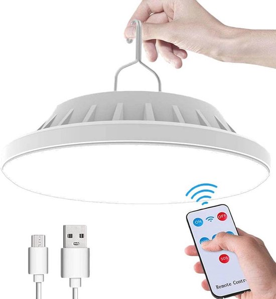 Solarbetriebene Campinglampe Mit Usb-aufladung Und Fernbedienung – Wasserdicht, Mit Verschiedenen Leuchtmodi Für Camping Und Notbeleuchtung