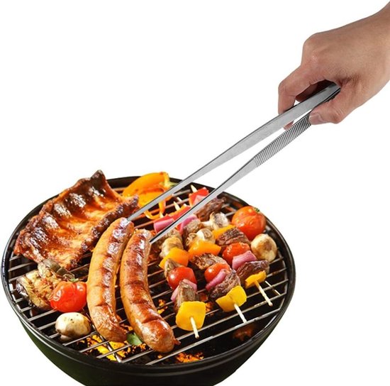 Kochzange Aus Edelstahl 30 Cm Lang Grillzange Fleischzange Für Den Grill Küchenzange Und Greifzange Kann Auch Als Grillzange Fleischwender Oder