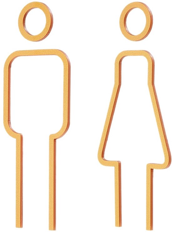 Dailygoods – Toilettenkennzeichnungsschilder Für Männer Und Frauen