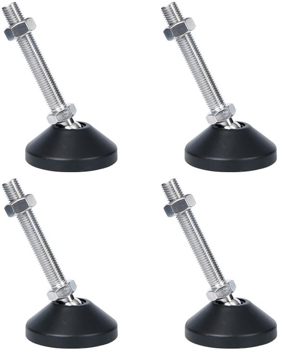 Dailygoods - Nivellierfüße, 4 Stück - Verstellbare Drahtnivellierung
