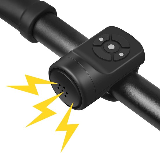 Fahrradklingel Und Diebstahlalarm Mit 120 Dezibel – Usb-aufladbar, 4 Töne, Wasserfest, Für Fahrräder Und E-bikes