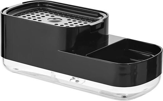 3-in-1 Seifenspender Für Küche Und Bad Mit Schwammhalter