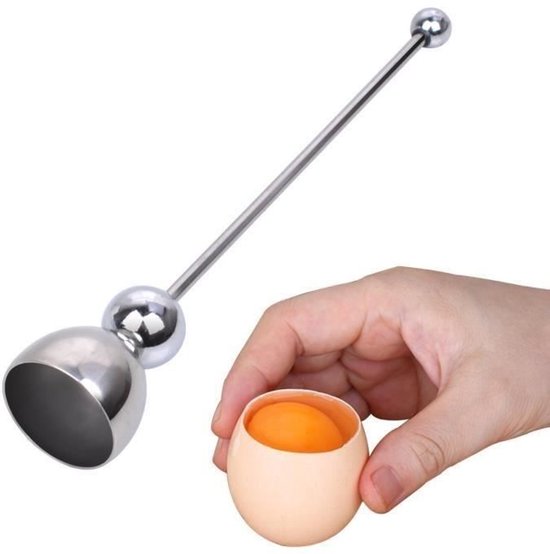 Eierschneider – 4 X 4 X 24,5 Cm – Edelstahl – Langlebig – Leicht Zu Reinigen