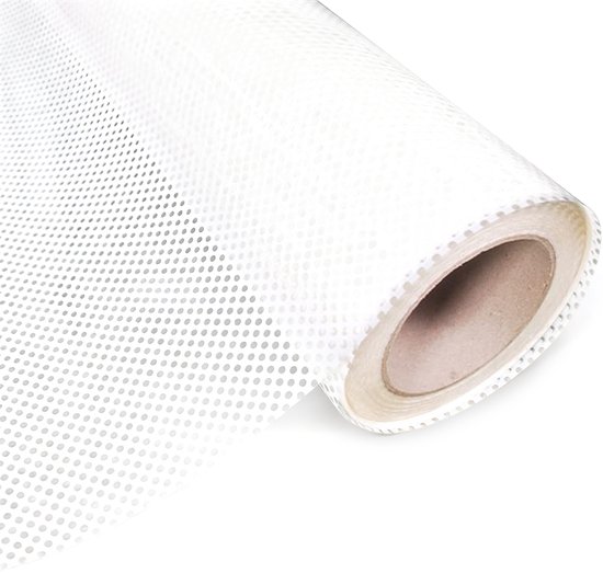 Sichtschutzfolie Für Fenster Selbstklebende Perforierte Autoinnenraumfolie Einseitig Perforierte Vinyl-sichtschutzfolie Selbstklebender Für 30 X Glas