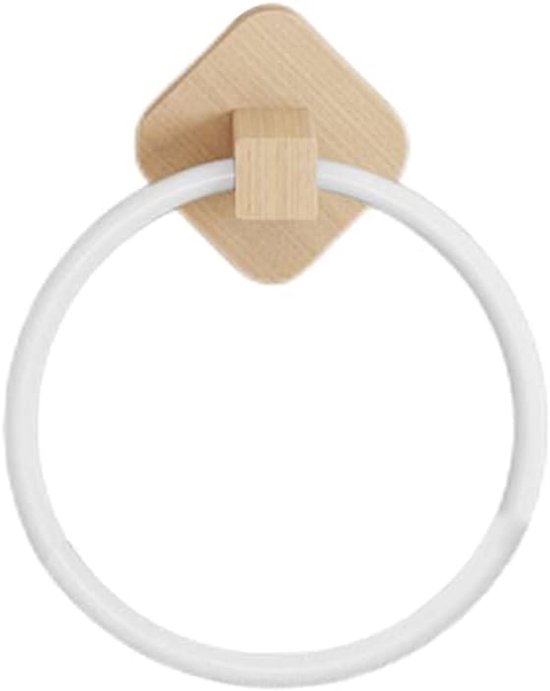 Runder Handtuchhalter Aus Holz Für Badezimmer, Küche Und Toilette