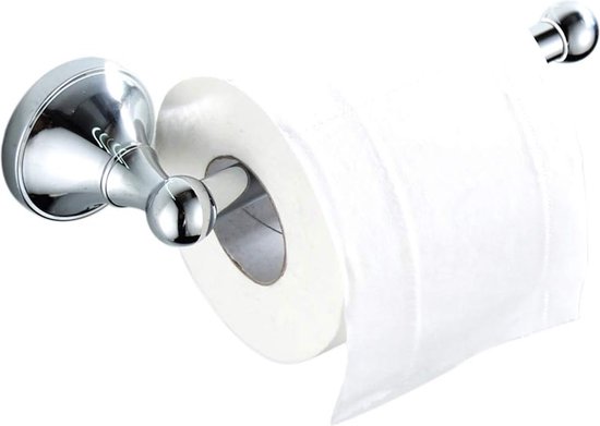 Toilettenpapierhalter Ohne Deckel Fürs Badezimmer – Wandmontage In Poliertem Chrom