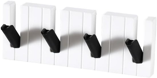 Hängehaken Handtuchhaken Wandmontage Ohne Bohren Schlüsselaufbewahrungshaken 19 Cm Vier-gitter-klavierhaken Geeignet Für Küche Bad Und Wohnzimmer