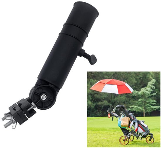 Verstellbare Sonnenschirmhalterung Für Golfwagen Angelstühle Und Buggys Universalklemme Pp-kunststoff Geeignet Für Sonnenschirmstangen Bis 40 Mm