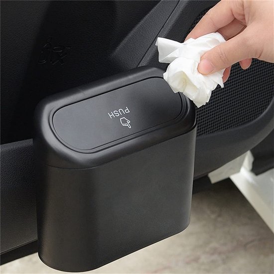 Dailygoods Mülleimer Mit Deckel Tragbarer Abfalleimer Hängender Auto-mülleimer Multifunktionaler Abfalleimer Kompakte Abfalllösung Ideal Fürs
