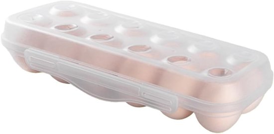 Transparenter Eierbehälter Mit Deckel Für 12 Eier – Spülmaschinenfest, Bpa-frei, Mit Verschlussclip, 30 X 11 X 6 Cm