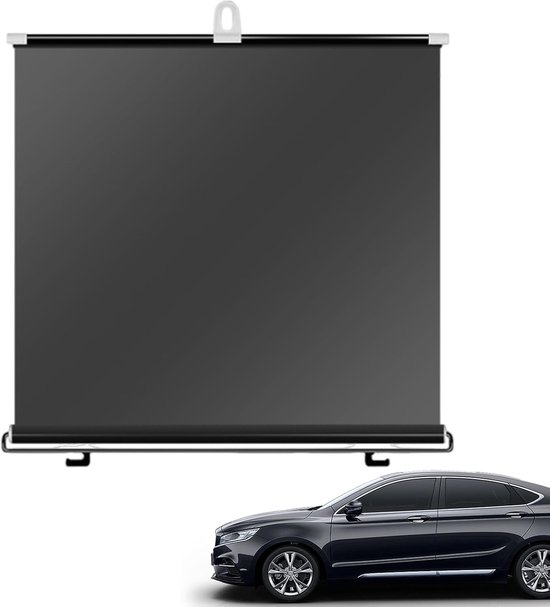 Auto-rollo-sonnenschutz (45 X 125 Cm) – Halbtransparent, Einziehbar Und Elastisch, Mit Saugnäpfen Für Windschutzscheibe Und Seitenscheiben