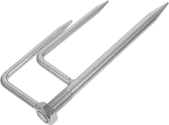 Verzinkter Dreibein-sonnenschirmständer (groß) – 250 Mm, 3-punkt-befestigung, Für Angeln, Garten Und Strand, Robuste Ausführung
