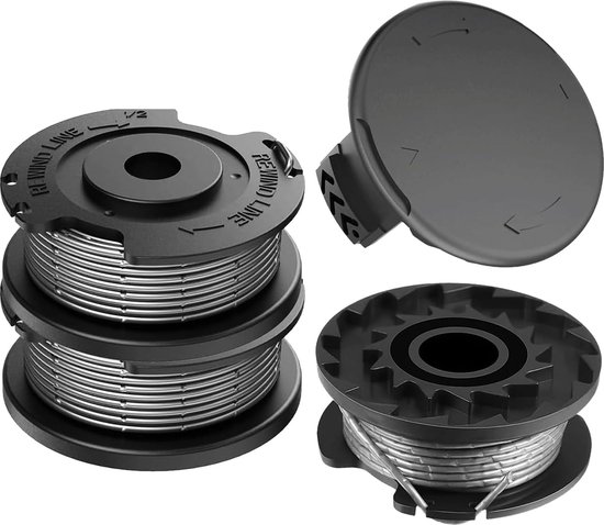 3 Stück 1 65 Mm 4 9 M Ersatzspule Für Rasentrimmer Passend Für Spulenabdeckung F016f04557 Selbstzuführende Nylonspulen Passend Für Bosch Art 23 4,9