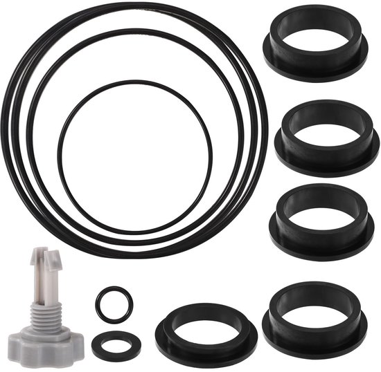 Dailygoods – 12-teiliges Ersatzteilset – Ersatzteile – Inklusive Luftventil, O-ringe, Sandfilterpumpe, Gummi/kunststoff, Filterteile