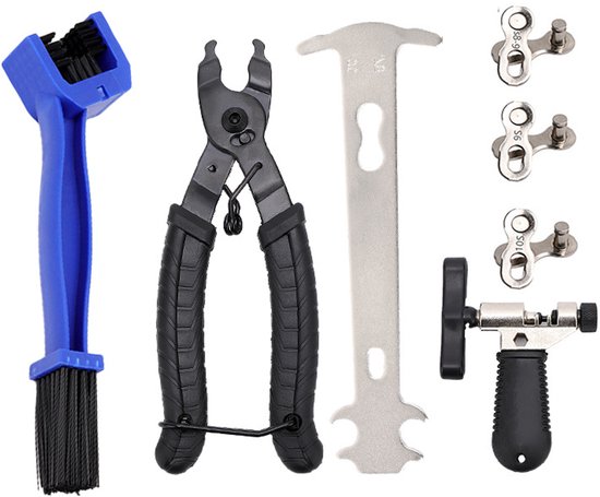 Set Zum Entfernen Und Reparieren Einer Fahrradkette, Fahrradkettenzange, Kettenverschleißanzeiger, Fahrradkettenabzieher
