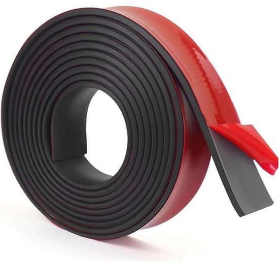 Selbstklebender Gummistreifen – Neoprenpolster – Dicke 3 Mm – Breite 25 Mm – Länge 2 M