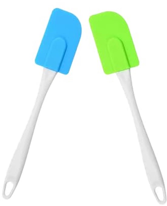 Silikon-backspatel-set, 2er-pack – Hitzebeständige Teigschaber Zum Kochen Und Backen