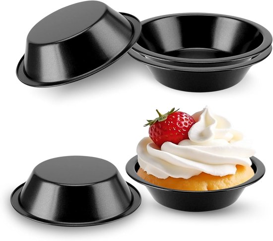 Mini-kuchenformen-set, 5er-set – Runde Backformen Für Kuchen Und Desserts – 10 Cm (4 Zoll)