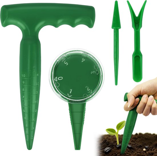 Set Mit 4 Pflanzlochstanzen Und Saatgutstanzen Für Blumenzwiebeln Und Samen