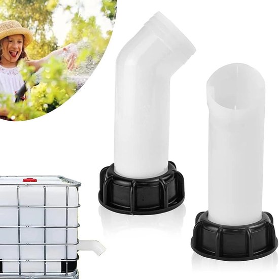 2 S60x6 Ibc-adapterfittings – Geeignet Für Ibc-auslassanschlüsse Mit Auslassverlängerungsrohr, Wasserdicht Und Langlebig, Geeignet Für Regenwassertanks
