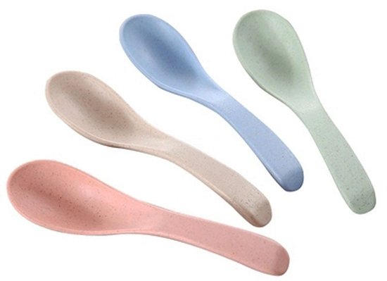 Suppenkelle, Mikrowellen- Und Spülmaschinenfester Löffel, 4-teiliges 15 Cm Langes Europäisches Löffelset, Geeignet Für Kinder Und Erwachsene