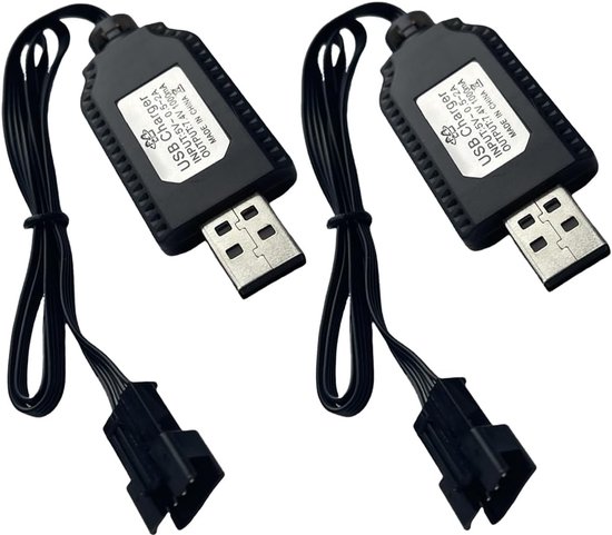 7 4-v-lithium-akku-ladekabel Mit Sm-4pin-stecker Kompatibel Mit Rc-autos Rc-flugzeugen Rc-panzern Rc-booten Und Anderen Ferngesteuerten Für 7 Mit 7,4