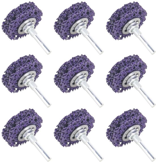 Set Mit 9 Schleifscheiben 50 Mm Verschiedene Körnungen