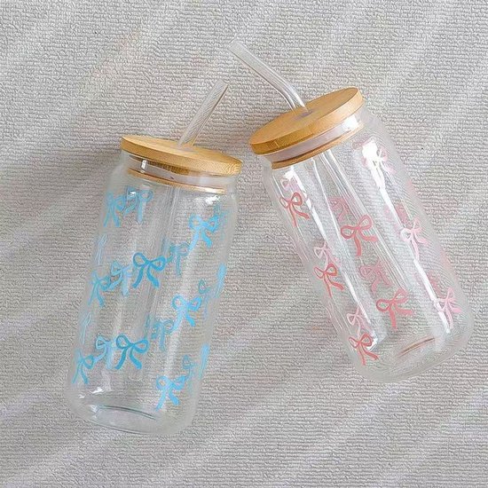 Set Mit 2 Nachhaltigen Trinkbechern Mit Fruchtfilter Und Strohhalm, 700 Ml – Bruchsicheres Pc-material, Auslaufsicher, Rosa/cremefarben