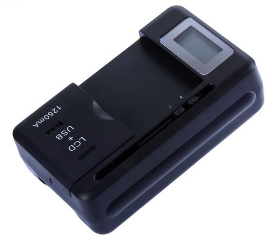 2-in-1 Usb-ladegerät Und Universelles Akkuladegerät Für Mobiltelefone Und Kameras