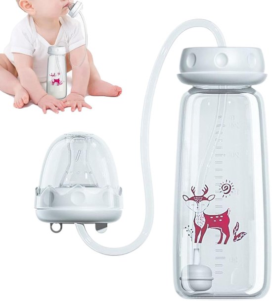 Set Mit 2 Glasbechern Mit Bambusdeckel Und Strohhalm, 500 Ml – Mit Schleifenmuster, Auslaufsicher, Blau/rosa